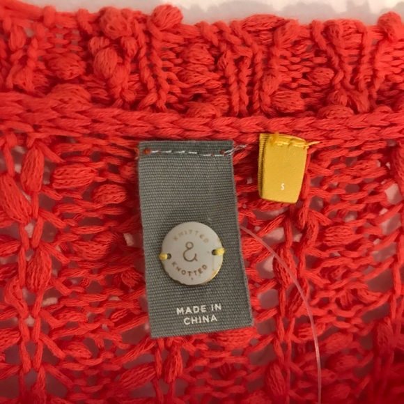 ANTHROPOLOGIE Scallop Lace Hem Knit Sweater - Picture 5 of 7